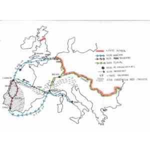 Imperio romano,rutas